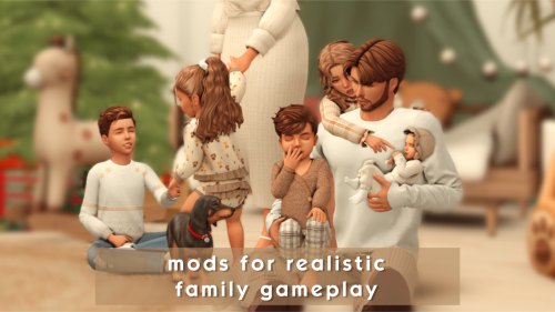 Mods For Realistic Family Gameplay(watch Video Here) Links Are Listed In Order