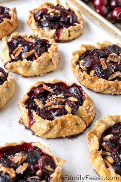 foodffs:  MINI CHERRY ALMOND GALETTESFollow for recipesIs this how you roll?