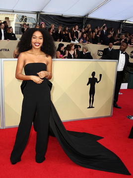 fifth-harmony:    Yara Shahidi serving looks at the 2018 SAG Awards.