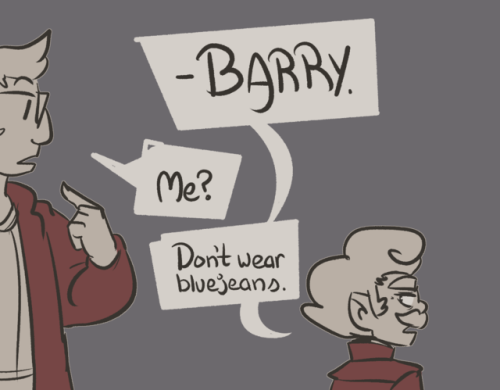 daily-davenport: Tomorrow’s Davenport will be very tired when Barry shows up dressed nicely wi
