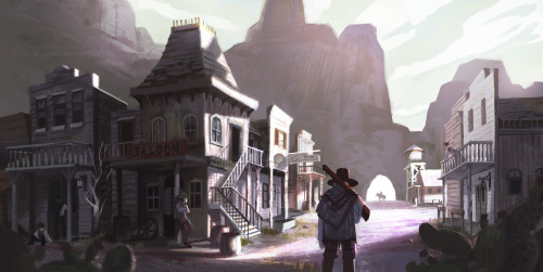 western scene for my portfolio