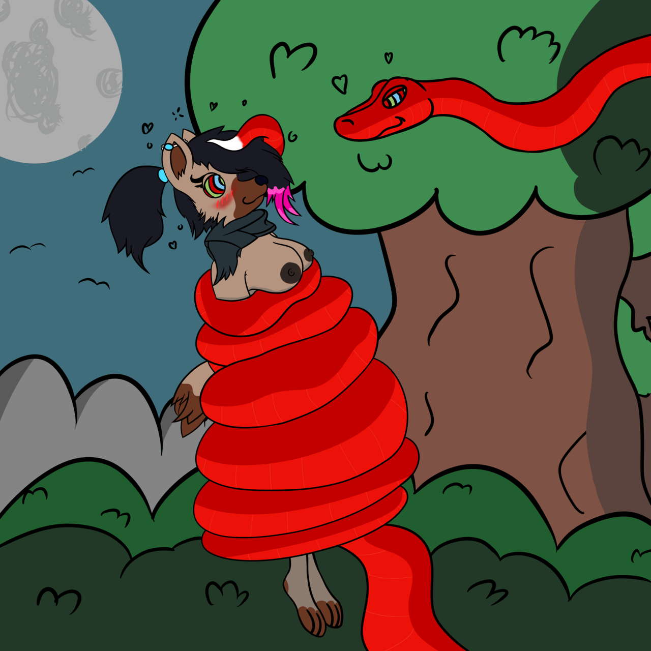 rarebunburrow:”Oh, how sssilly of you to think that you could escape my coilssss~