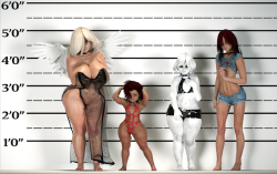 Rivaliant:  So Yea, This Was Going To Be A Height Chart Of My Usual Characters By