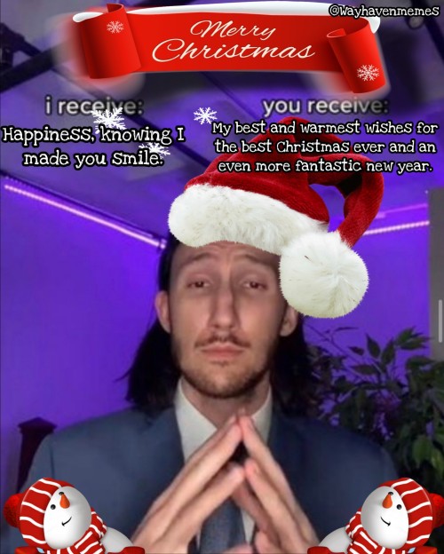MERRY CHRISTMAS AND A HAPPY NEW YEAR!