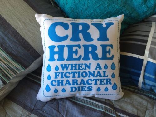 themindofafictionbooklover:  New pillow! Its so cute and relevant to my life! Sadly….