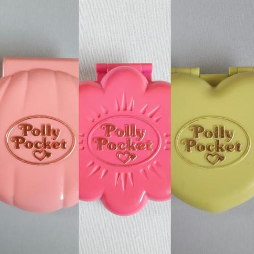 Some of the 1989/90 Polly Pocket compacts I own 