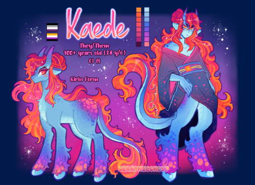 Ref for my oc Kaede! they used to be a mlp oc but i wanted to give them a human form ! ^^ i’m v happ