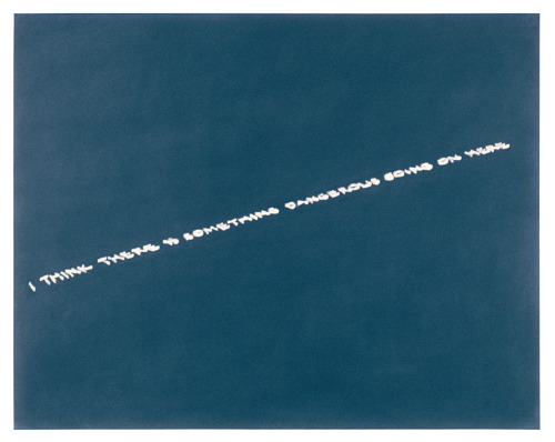 eddierussia:Ed RuschaI THINK THERE IS SOMETHING DANGEROUS GOING ON HERE, 1976Gunpowder and past