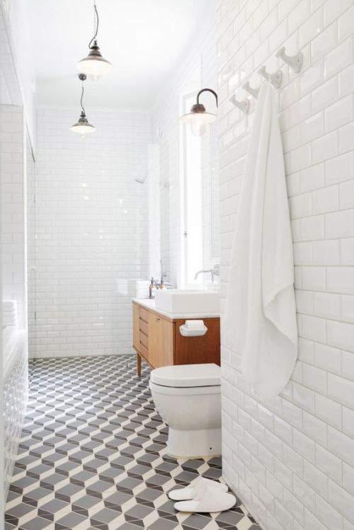 Not my style, but it’s very very well done.  Love the white subway tile.  They’ve got this beveling on the edges that looks great.