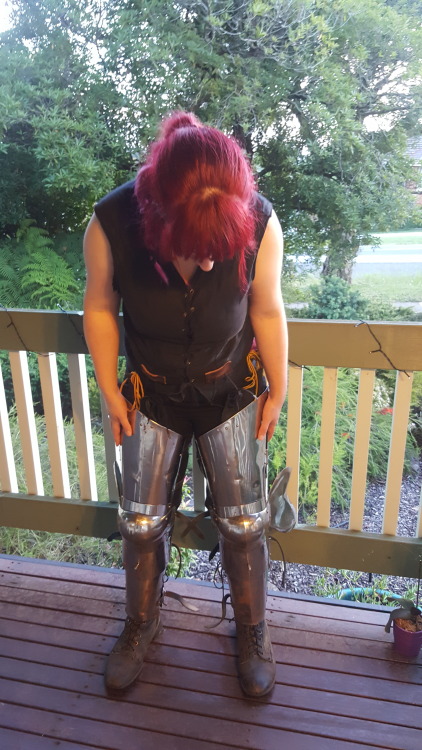 My partial armour up for HMB. Plz excuse the poses, I was being told to do my best blue steel impres