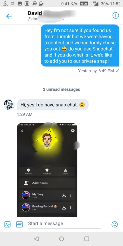 Sluts tumblr snapchat Dirty Snapchat
