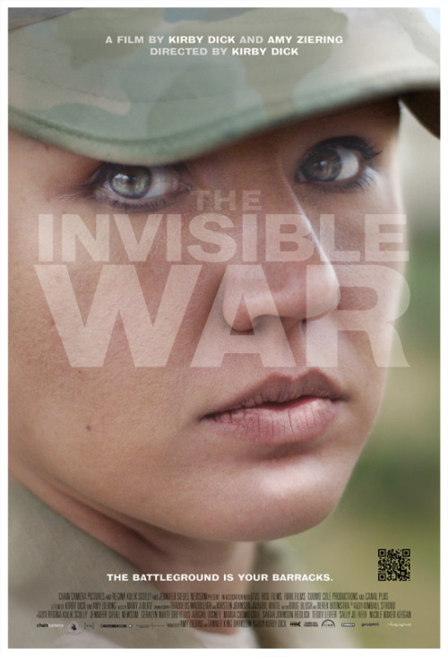 afemme:  The Invisible War  “Today, a woman serving in Iraq or Afghanistan is more likely to be raped by a fellow service member than to be killed in the line of fire.”  A must watch. It’s now available on Netflix Instant.  