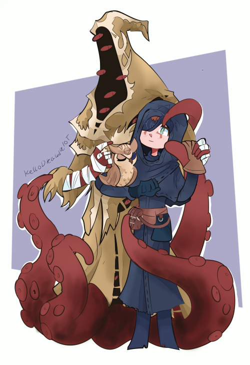 kellodrawsalot:A God and his favorite Seer, these two are like my second favorite  idv pair, I also 