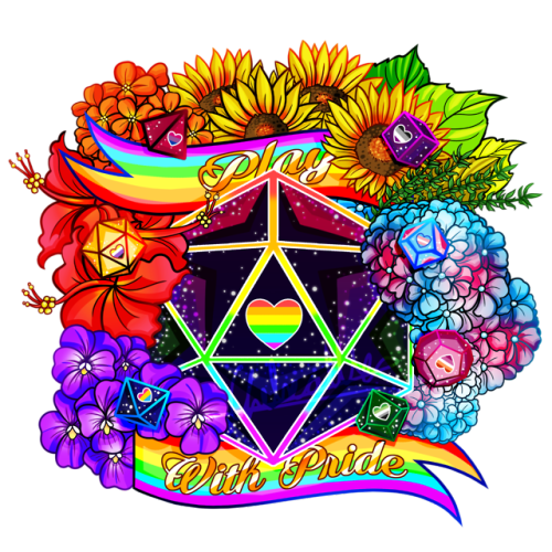 littlemissviart: Play with Pride! To celebrate this year’s Pride Month I present this new dnd 