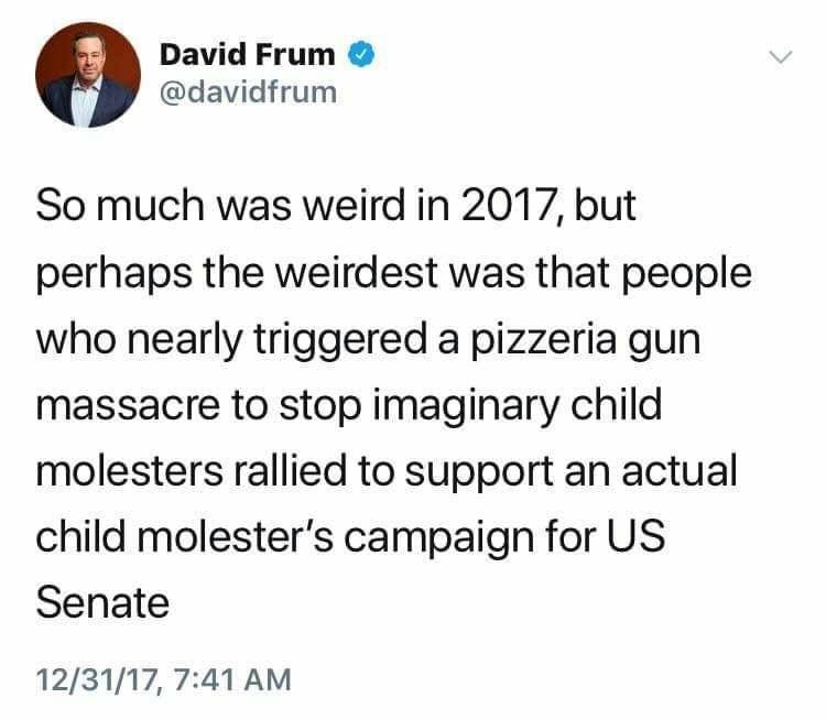 politicalprof:*Among* the weirdest things to happen. 