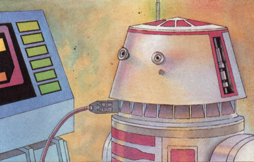 vintage-robots: My favorite illustrations from: Star Wars - The Mystery of the Rebellious Robot Rand