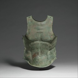 via-appia:  Bronze cuirass (body armor)Greek, Apulian, 4th century B.C.