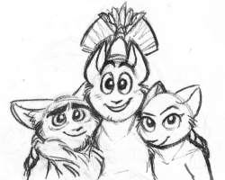 Lemurblog:  Julien And His Crew (Tougher Than You) Who Love Each Other And Are Going