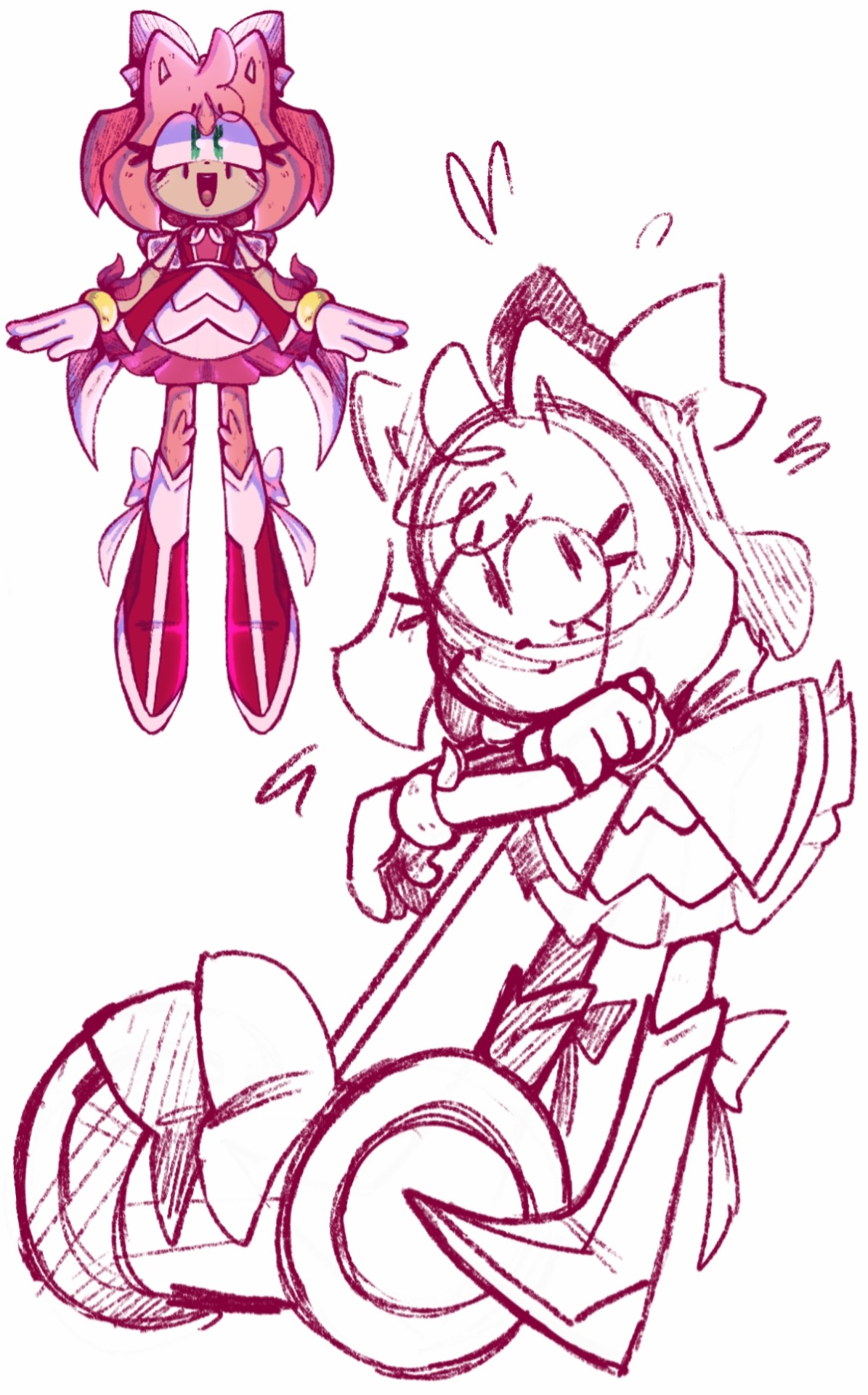 head&mdash;ache:omg magical girl au??? 😳😳