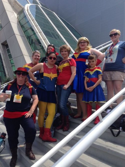 kellysue and carolcorps here are my Vintage Avengers!  And some of the characters they met at SDCC! 