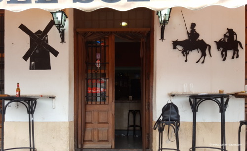 I guess the decoration in this bar, in some nameless, sad and ugly rural town, where we stopped to h