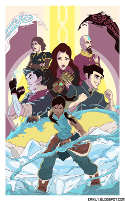 eriklyart: My Legend of Korra piece to go