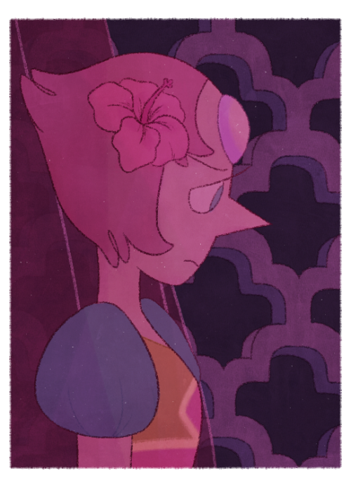 drowsydraws: I have such a hard time drawing SU characters without absently bending toward the show’s art style (its just so simple + pretty + welcoming!)anwyay, I just really wanted to draw a little something of Pearl after watching this most recent