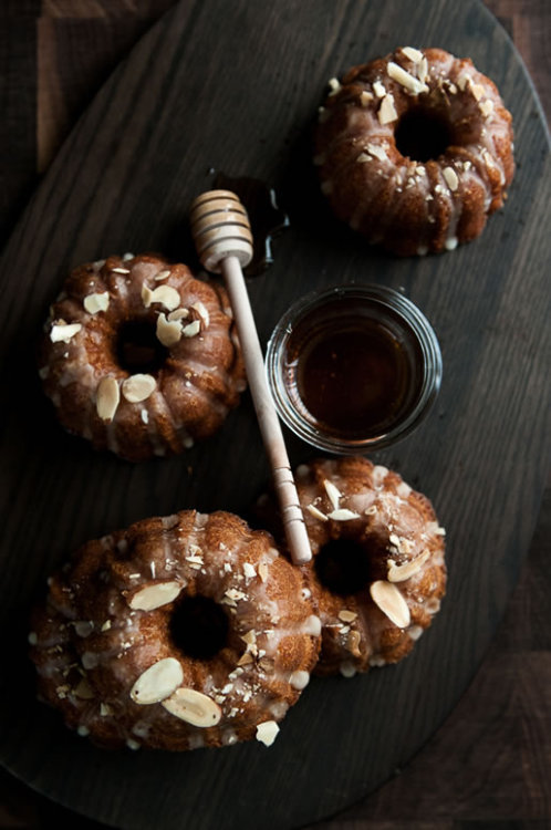 confectionerybliss: Orange-scented Honey Almond Cakes | Hungry Rabbit NYC