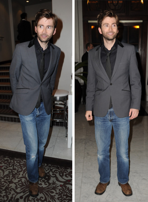 mizgnomer:David Tennant at the Legally Blonde - the Musical Press Night (2010)Video source [X]Some (but not all) of the photos are by Dafydd Jones