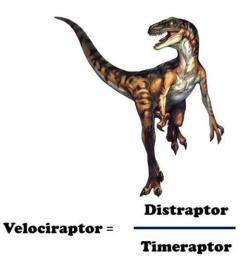 The Velociraptor is more (functionally) popular