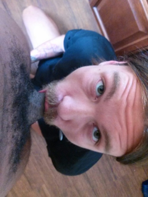 tattootodd80:  Sucking black cock and taking porn pictures