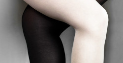 Black & white tights details