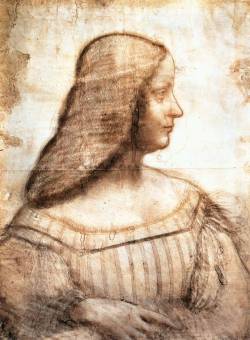 history-ish:  Study for a portrait of Isabella