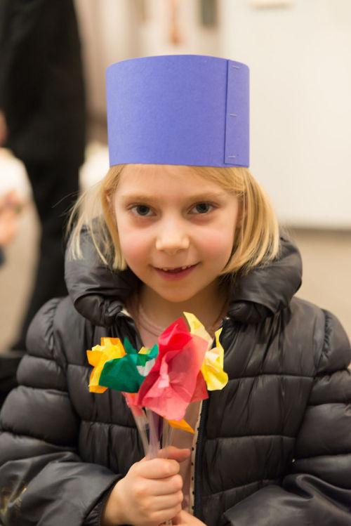 Tip Your Hat to Folk Art program, American Folk Art Museum, April 5, 2014. Families and Folk Art pro