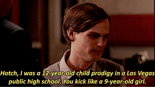 AARON HOTCHNER AND SPENCER REID