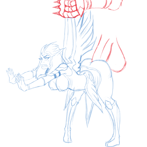 randyybutternubs:  have a really bad zilyana sketch   I love it