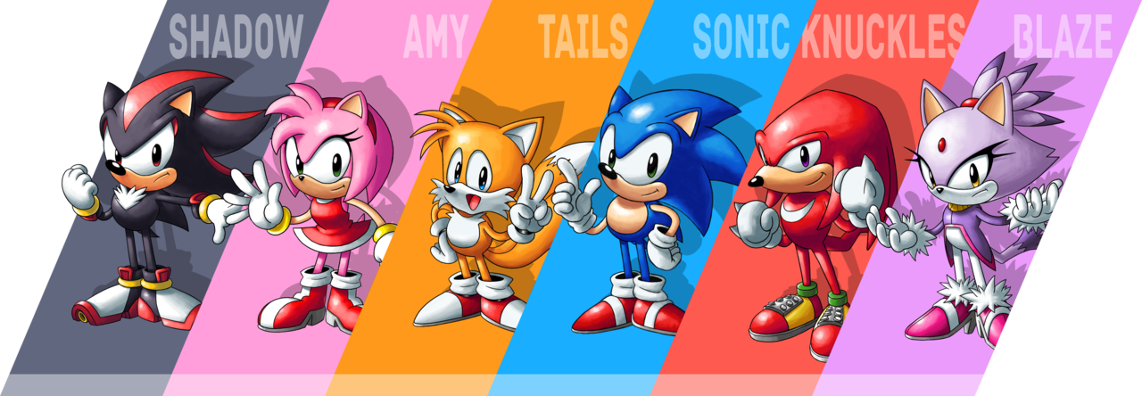 Tyler McGrath on X: Presenting the 4 playable characters in Sonic