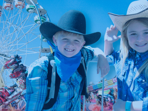 a nice boy and his friendCalgary Stampede, 2015
