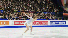 blckbetty:figure skating meme: [1/?] favorite female skaters: carolina kostner“Sometimes, when I am 