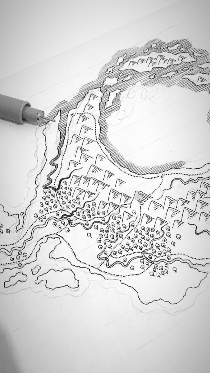 Map of HylenaDone for Elanndelh’s RPG Flenjyr. Hylena was owned by pirates until recently. The villa