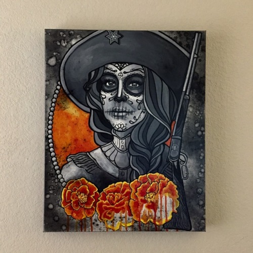 mixed media piece inspired by annie oakley...you can find me at these other links: http://winterthir