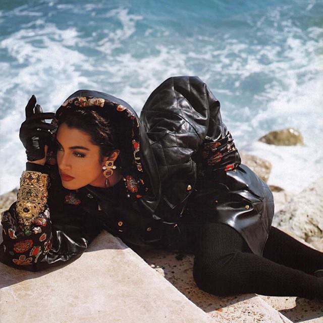 miss-vanilla:Yasmeen Ghauri photographed by Karl Lagerfeld for CHANEL Autumn/Winter