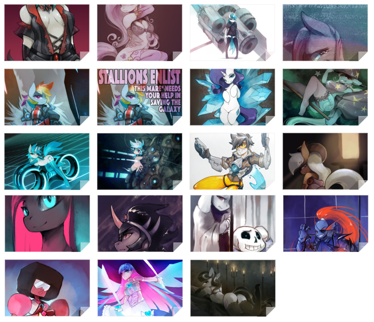 My art prints for sale at BronyCon and TrotCon