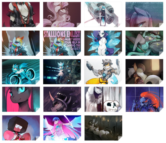 My art prints for sale at BronyCon and TrotCon