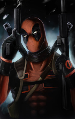 latanieredecyberwolf:  Deadpool  by Geo Aquino (Geokeeno) Deviant Art ||| Tumblr  Wade, never looked so good