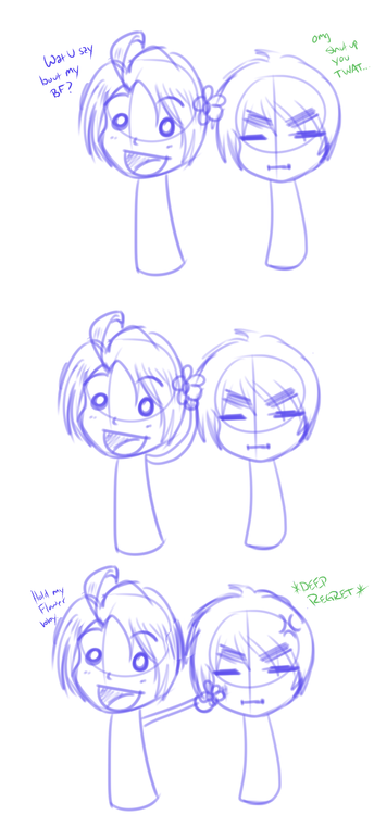 HI TUMBLR I WAS BORED THIS HAPPENED BECAUSE IDK I SAW THIS GOIN' AROUND. PA Little Flower Face.