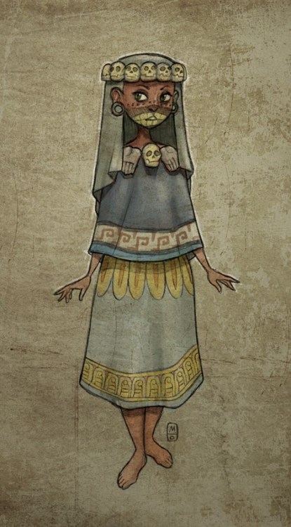 The Xantilmeh are the “mexican elves”, remants of the past humanities of the four suns, in the times