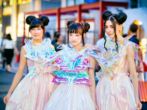 RinRin Doll and Manon wearing Sailor Moon inspired fashion by Singaporean designer Josiah Chua on Ca