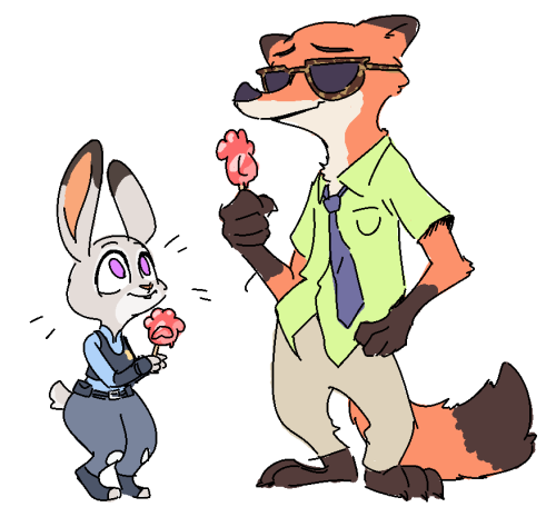 nobby-art:  can’t believe it took me this long to see Zootopia   This is really really adorable omg