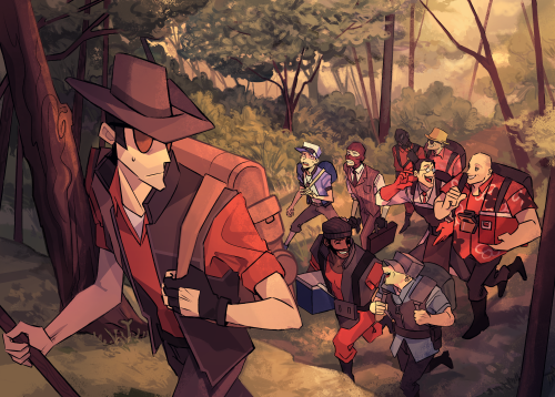 judgedarts: my piece for @tf2calendarzine! thank you so much for having me!